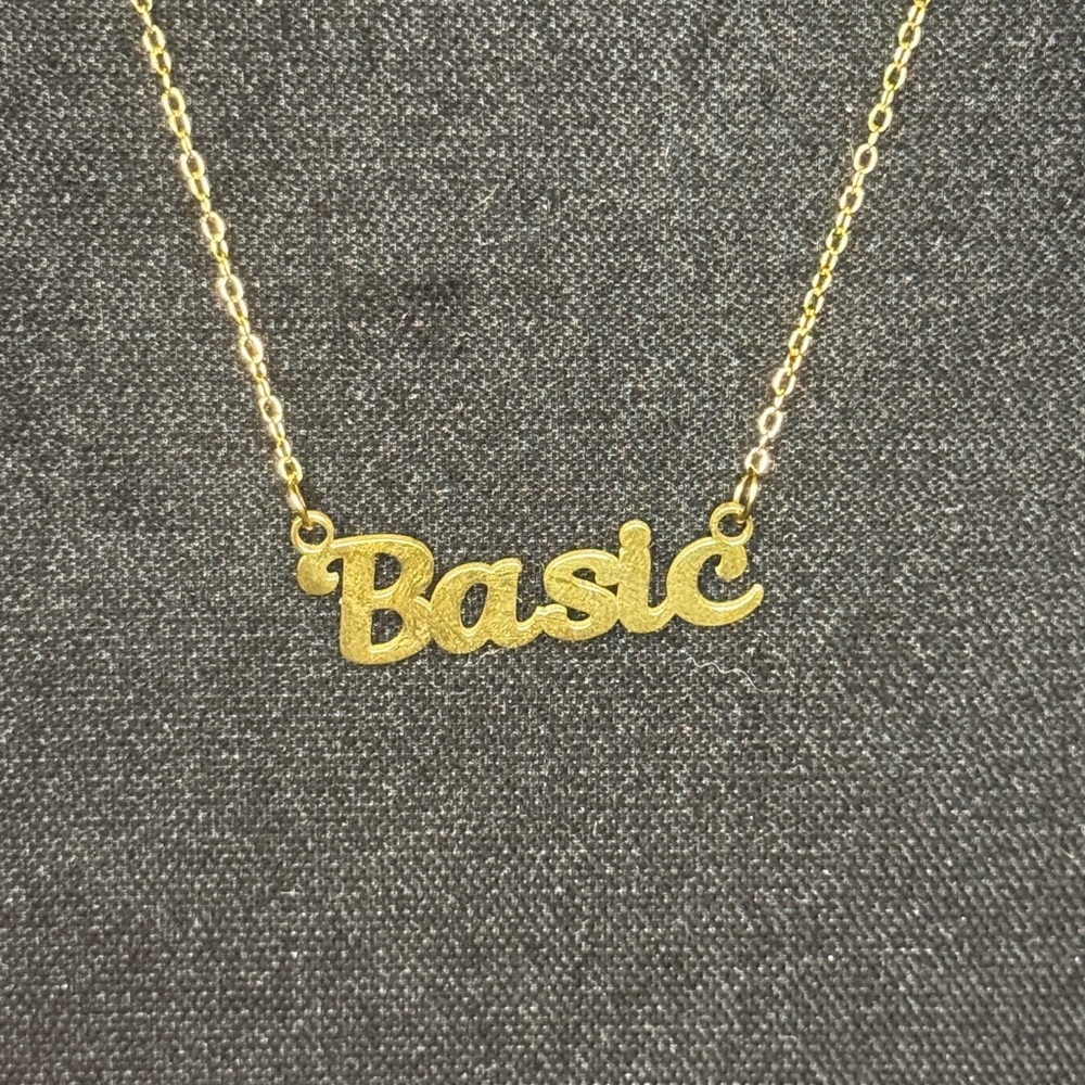 💫 “Basic” Necklace – Snark by Steph (Gold)